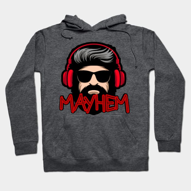 Mayhem logo Hoodie by Mayhem's Shorts Podcast